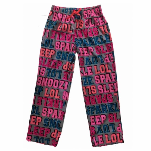 total girl Other - New Total girl flame resistant lol sparkle sleep pants